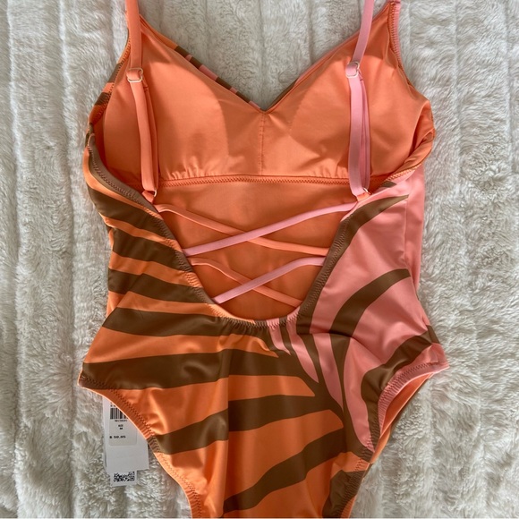 🌿|NWT| Sanctuary x Anthropologie High Leg One Piece Swimsuit - Picture 8 of 11